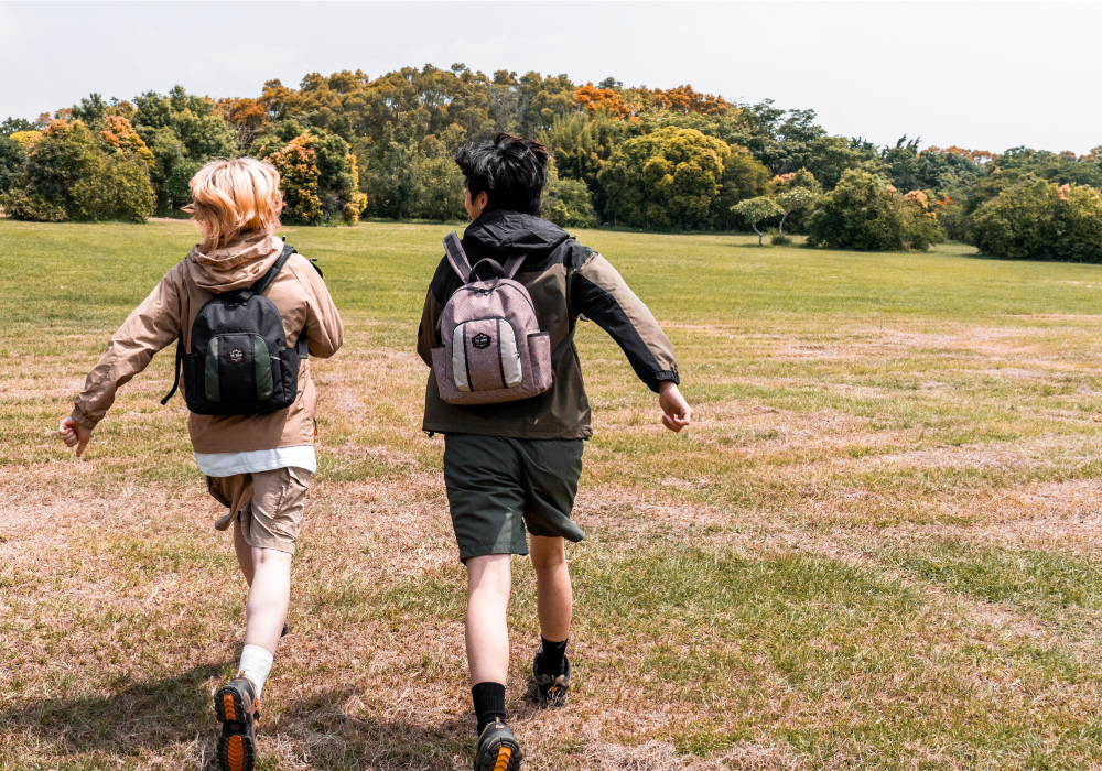 satana EXPLORE 探索生活後背包-奶茶色拼接 SOSE0080-421 肩背旅行照