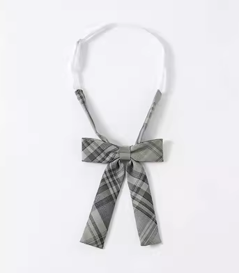Japanese check clothes accessories bow collar flower (bamboo i tak) (one size)