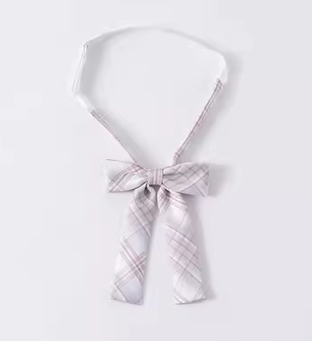 Japanese check clothes accessories ribbon collar flower (Iemon) (one size)