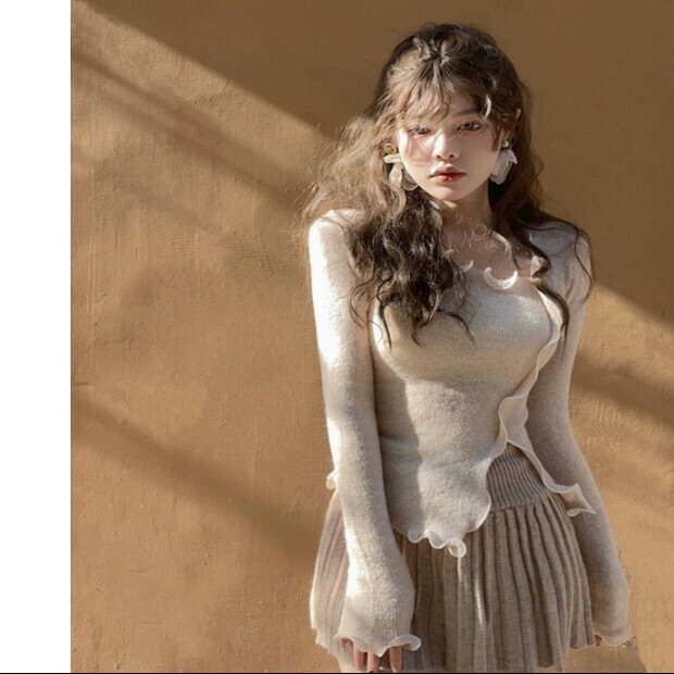 Hot Selling Pleated Skirt [Khaki Skirt] Sizes [S-XL] [Please contact customer service to confirm the delivery size after placing the order]