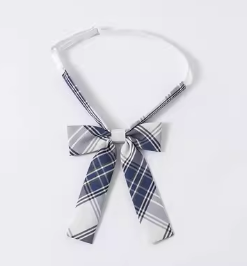 Japanese check clothes accessories ribbon collar flower (excellent i horse S1) (one size)