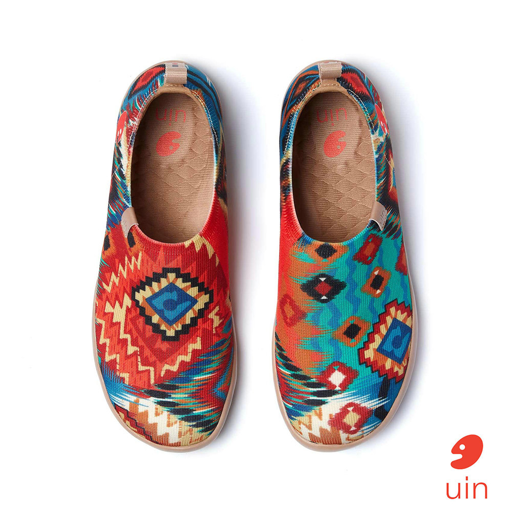【 Uin 】西班牙原創設計 | 日落光影 女鞋 彩繪鞋 休閒鞋 懶人鞋
