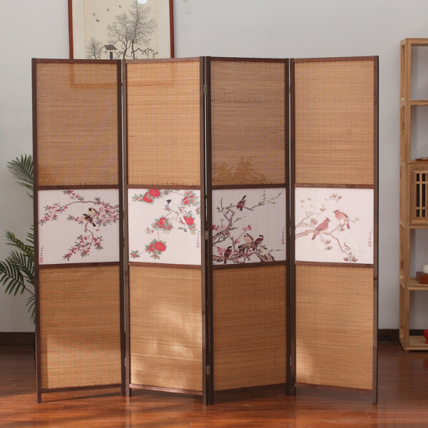 Popular wood furniture (4 pieces in total) Office screen, entrance partition, living room screen [Pattern 10] 4 pieces in total, 180x50cmx4 pieces