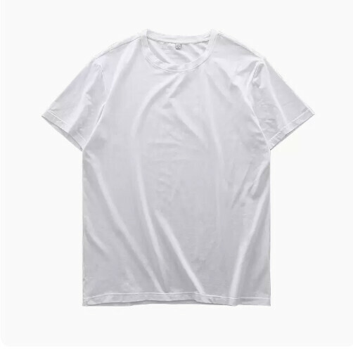 Loose Crew Neck Short Sleeve T-Shirt (S-4XL White) (Contact customer service to confirm shipping size after placing an order)