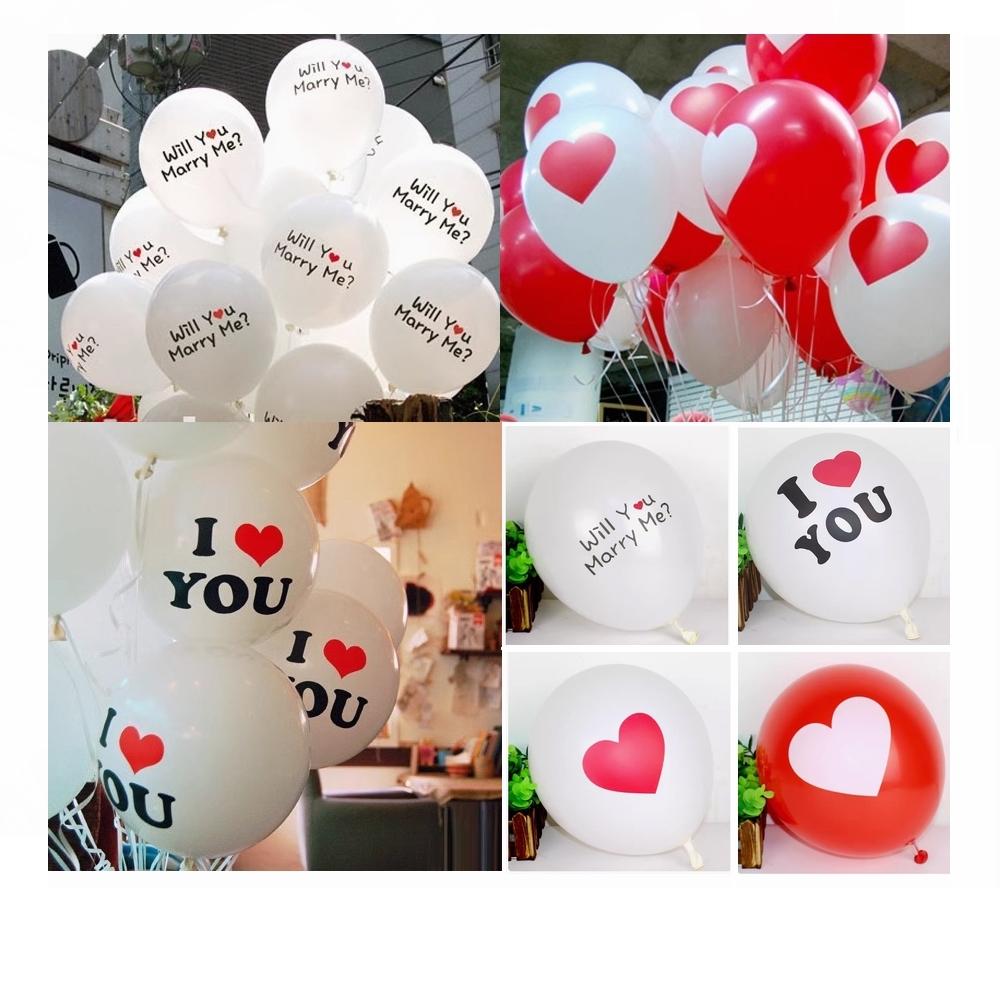 12吋求婚乳膠氣球(1包10個)  👉現貨