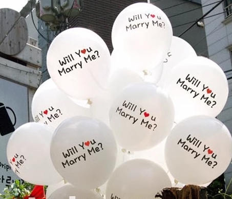 12吋求婚乳膠氣球(1包10個)  👉現貨