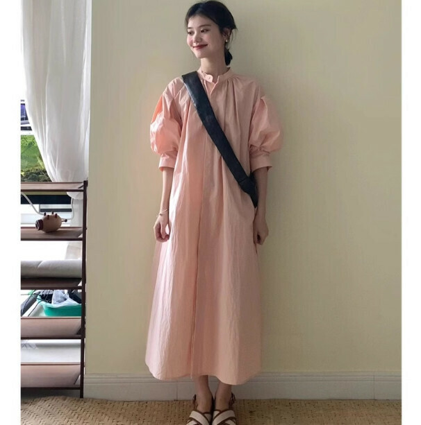 Hot-selling shirts and high-end dresses [peach pink] sizes [S-XL] [please contact customer service to confirm the delivery size after placing the order]