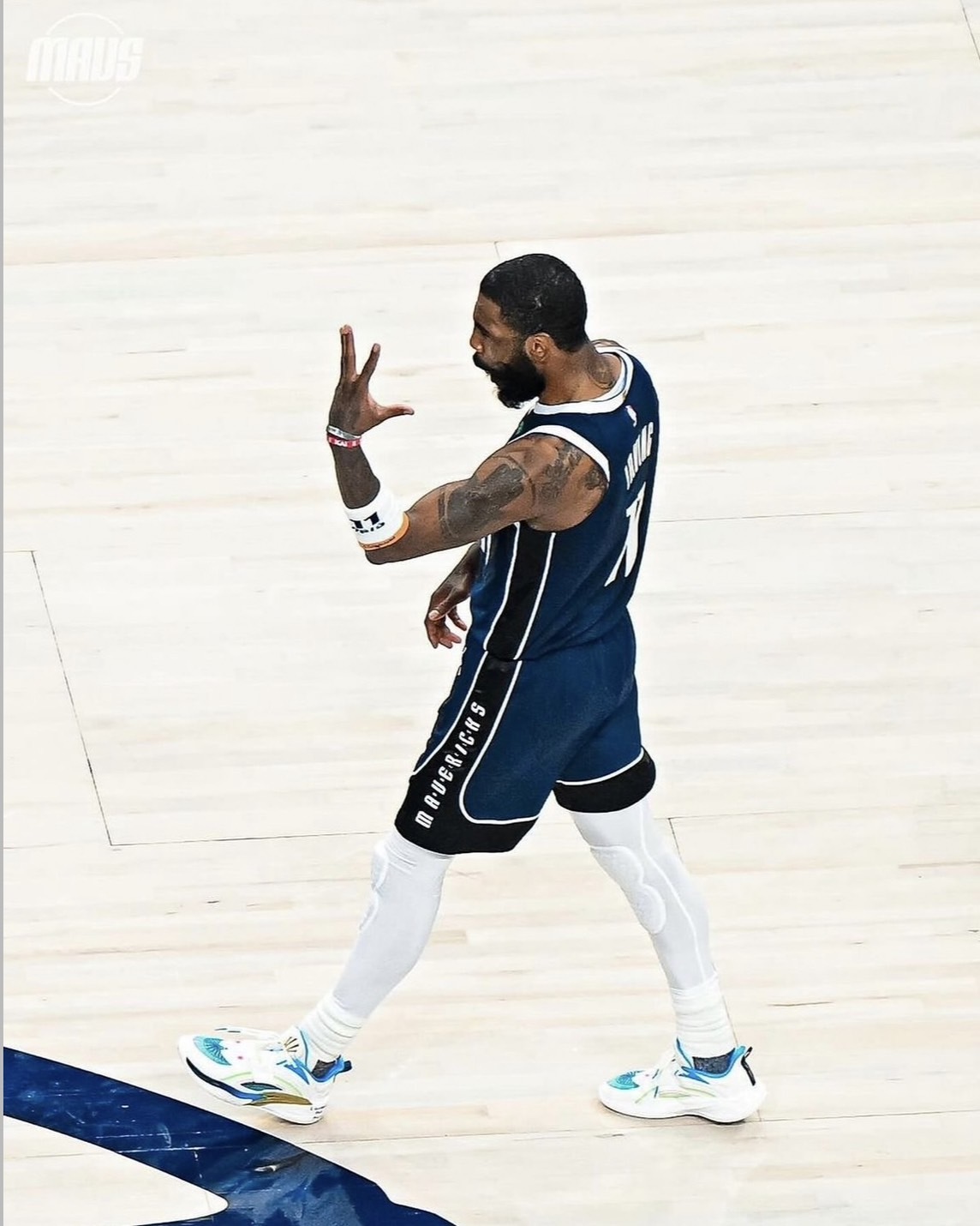 <海外限定>ANTA KAI 1 Playoffs White安踏 歐文1 歐神仙 獨行俠主場 白藍實戰籃球鞋 男鞋