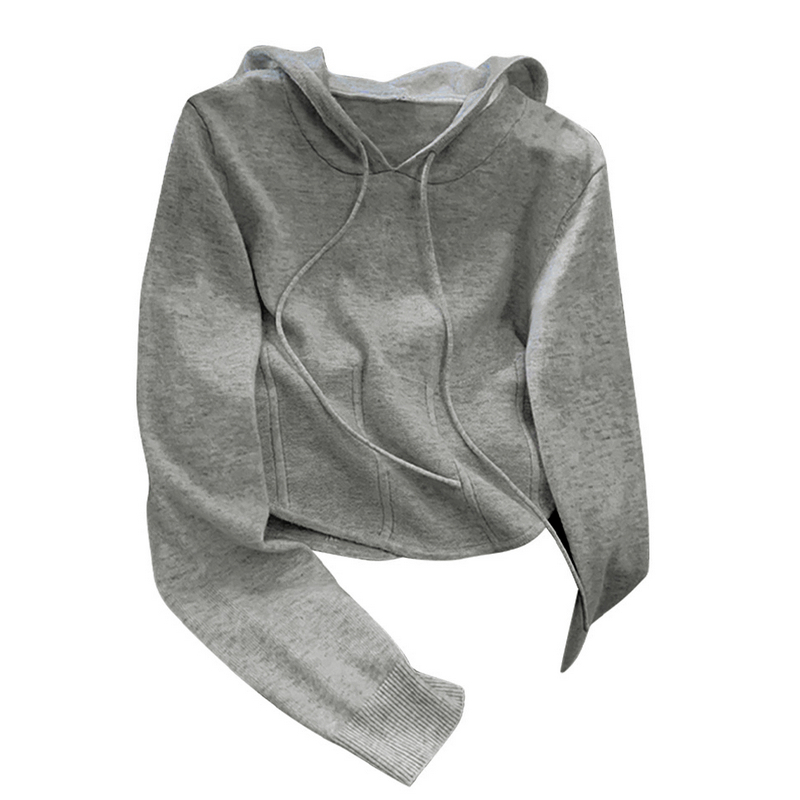 Hot selling loose hooded sweater (light floral gray S-L) (please contact customer service to confirm the delivery size after placing the order)
