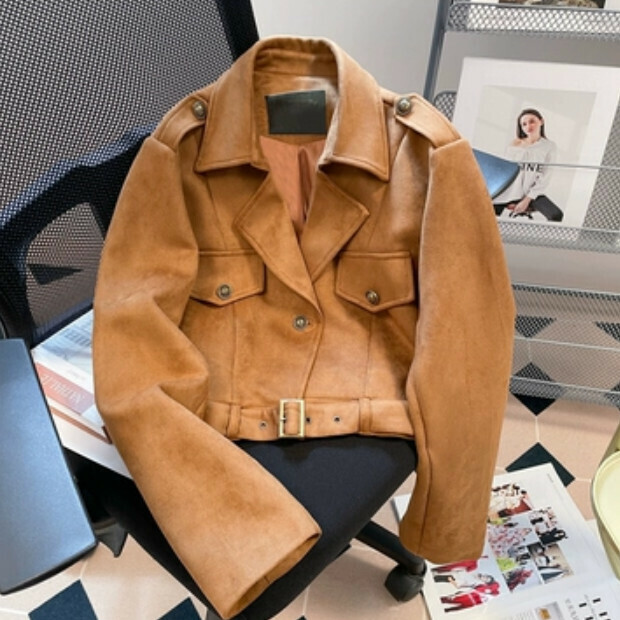 Hot selling jackets [caramel color] sizes [S-XL] [please contact customer service to confirm the delivery size after placing the order]
