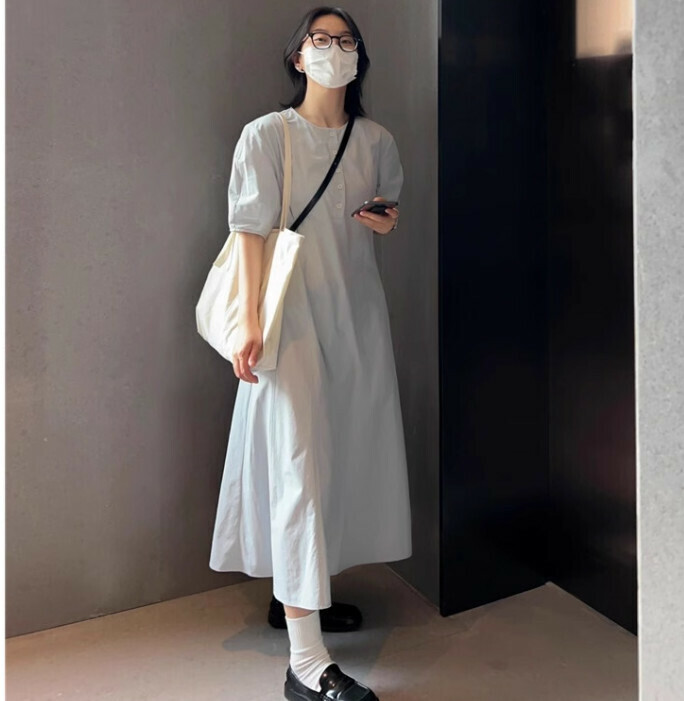 Hot Selling Dress [Light Blue] Sizes [S-XL] [Please contact customer service to confirm the delivery size after placing the order]