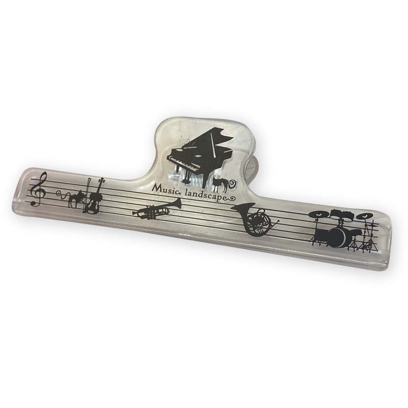 樂譜長夾 - 透明黑