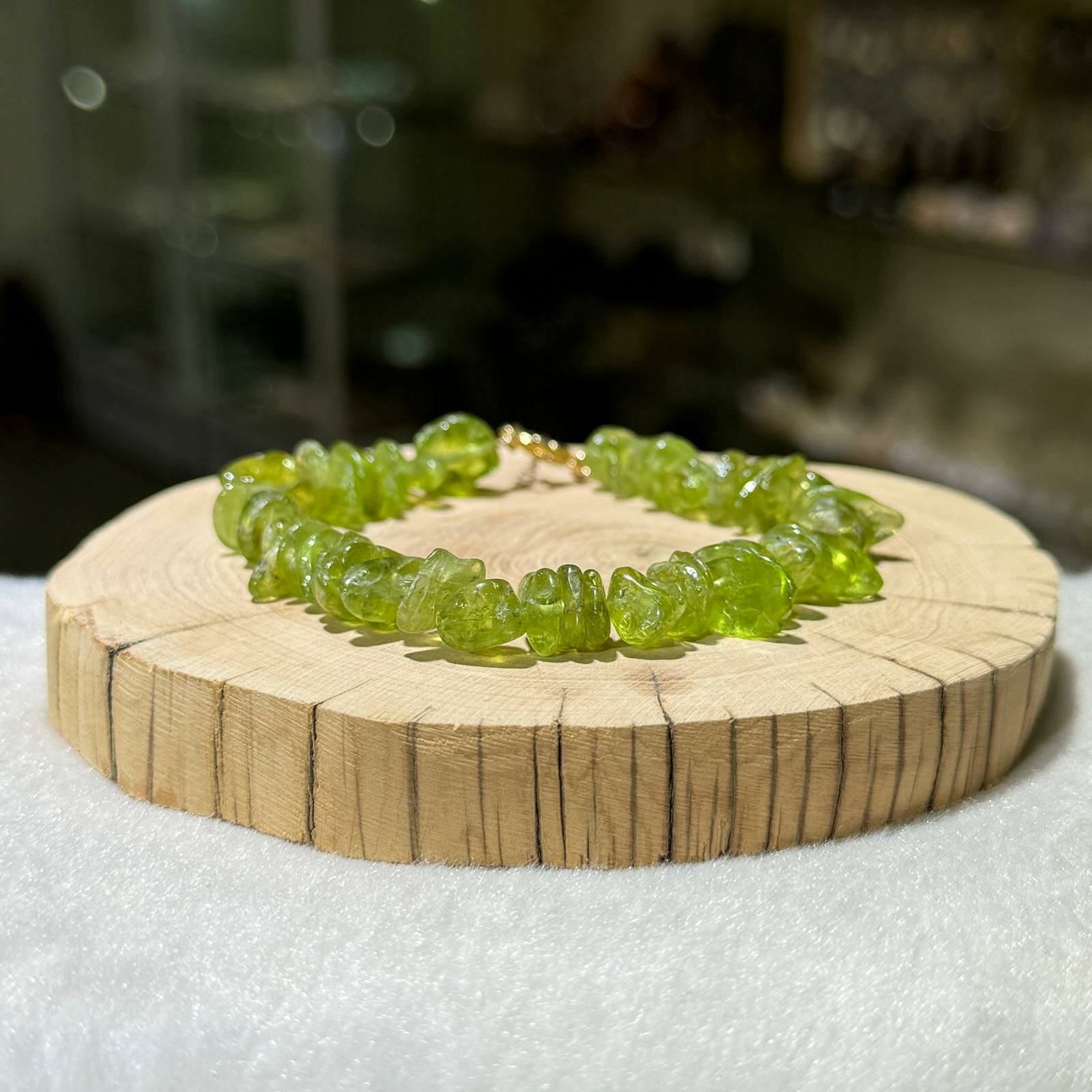 橄欖石隨形手鏈
