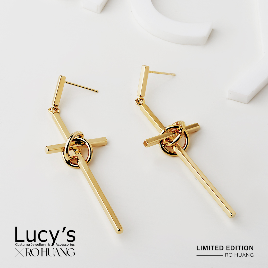 Lucy's X RO HUANG．耳環 (二色) (116867/116868)