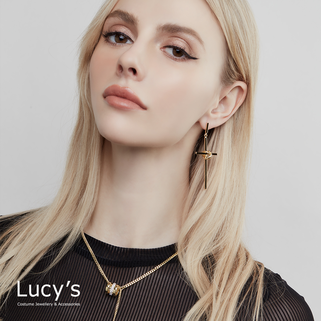 Lucy's X RO HUANG．耳環 (二色) (116867/116868)