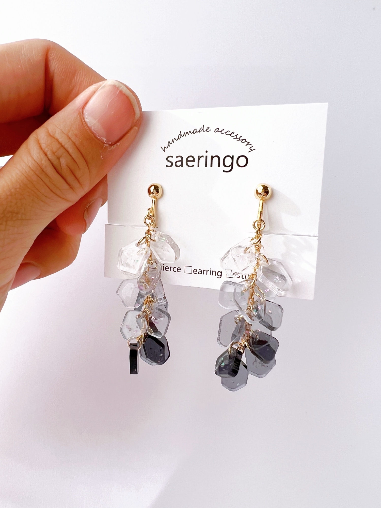 【saeringo】Polygonal gradation grey