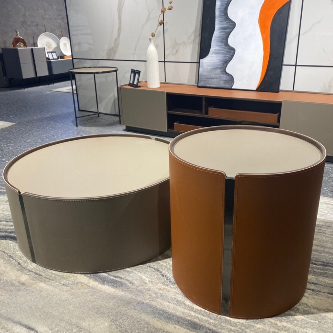 比莉 | 馬鞍皮 | 小圓几