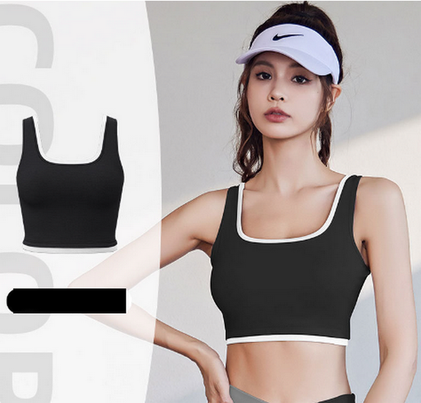 Quick-drying vest yoga wear (vest [Star Black]) S-XXL After placing an order, contact customer service to confirm the shipping size
