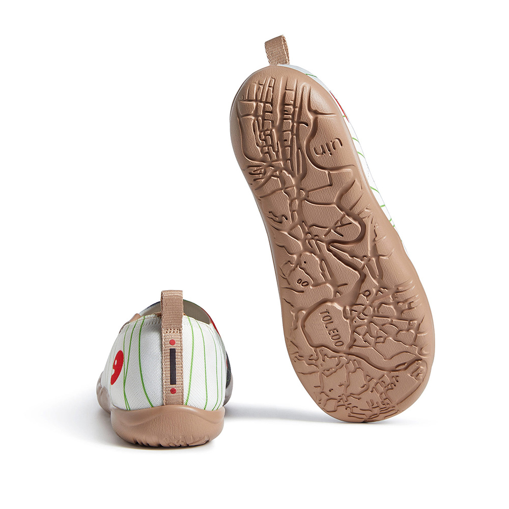 【 Uin 】西班牙原創設計 | 躺平笨貓 女鞋 彩繪鞋 休閒鞋 懶人鞋