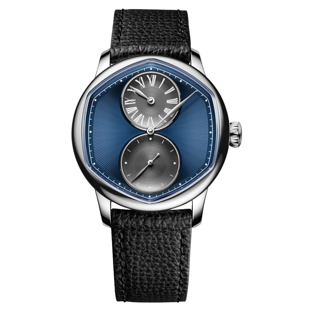 Noirmont X Collection 聯名款系列｜Le Régulateur Louis Erard x Cédric Johner三針一線腕錶-藍色面盤款