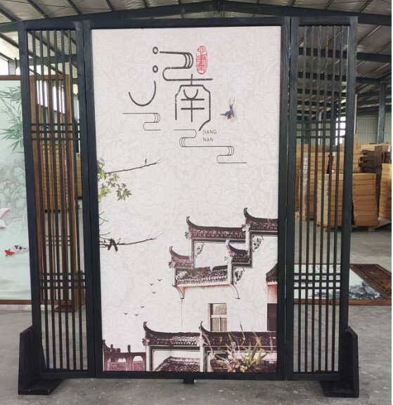 熱推木藝傢具 辨公室屏風 玄關分隔 客廳屏風【圖案5】180x200cm