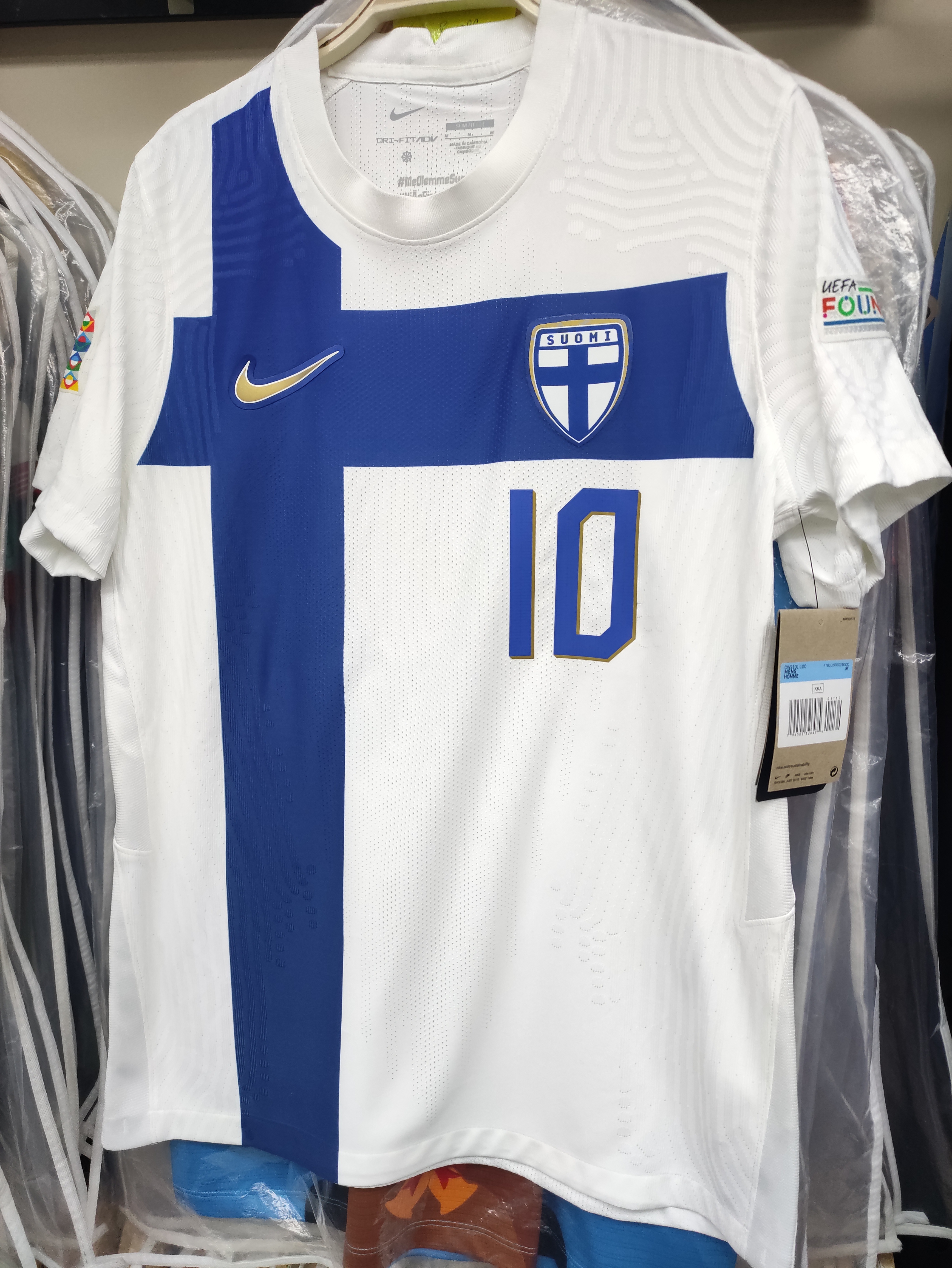 2022芬蘭主場球員版球衣