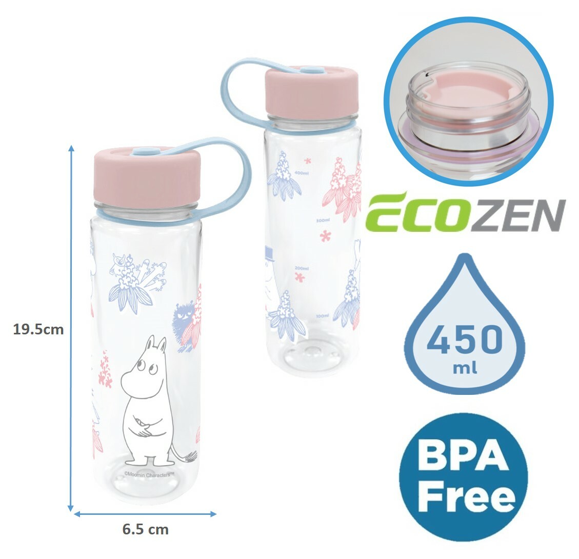 姆明一族 |便攜式運動水樽(450ml)