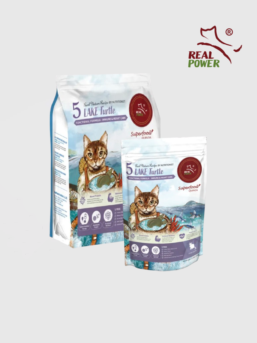 【瑞威RealPower】貓糧5號 湖畔水鱉｜免疫護心配方