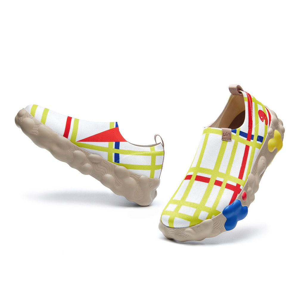 【 Uin 】西班牙原創設計 | 蒙德里安-紐約之城1 托萊多6 女鞋 彩繪鞋 休閒鞋 懶人鞋