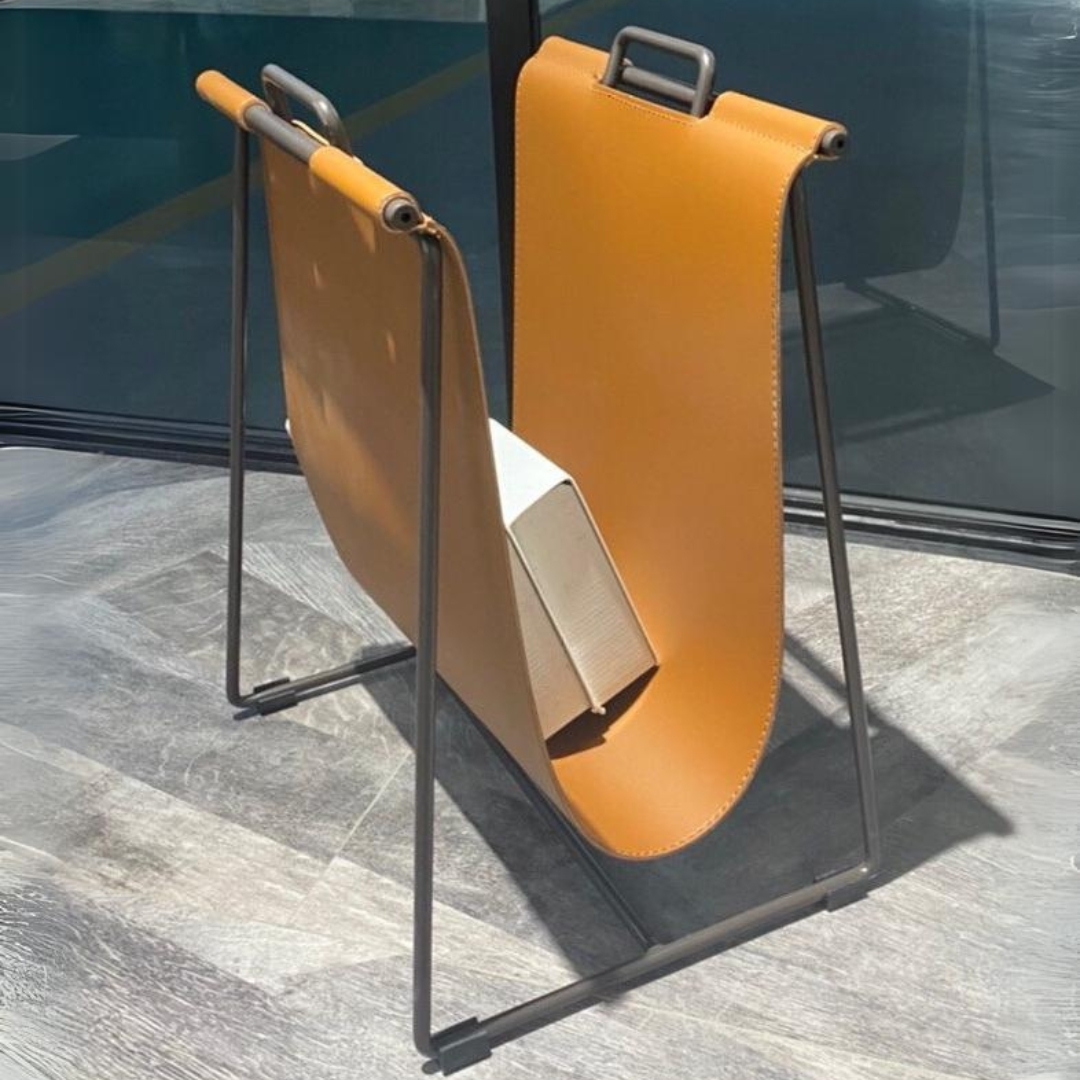 理斯 | 馬鞍皮高質感 | 書報架