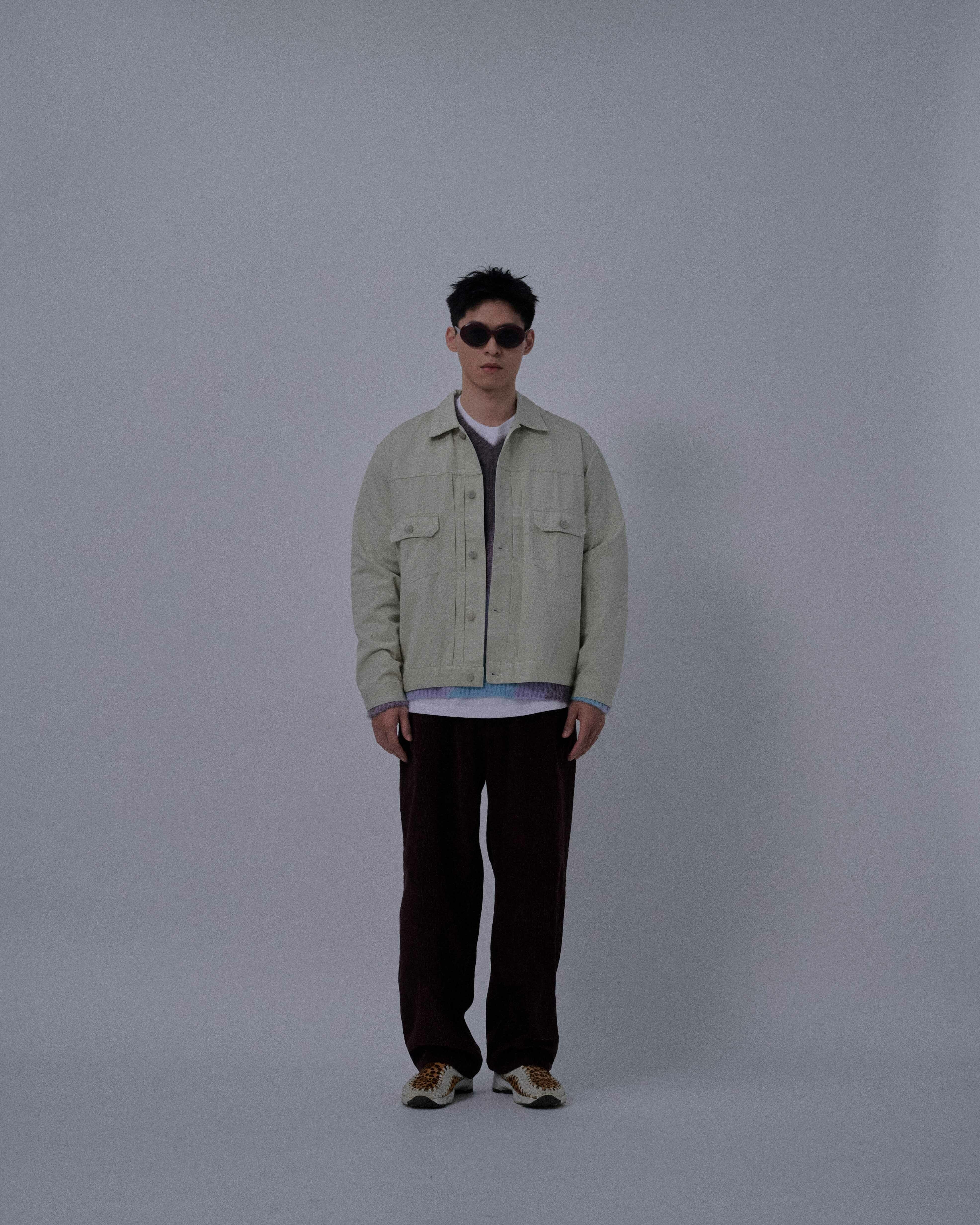 pip | Lace Panelled Type 2 Jacket (Off White)