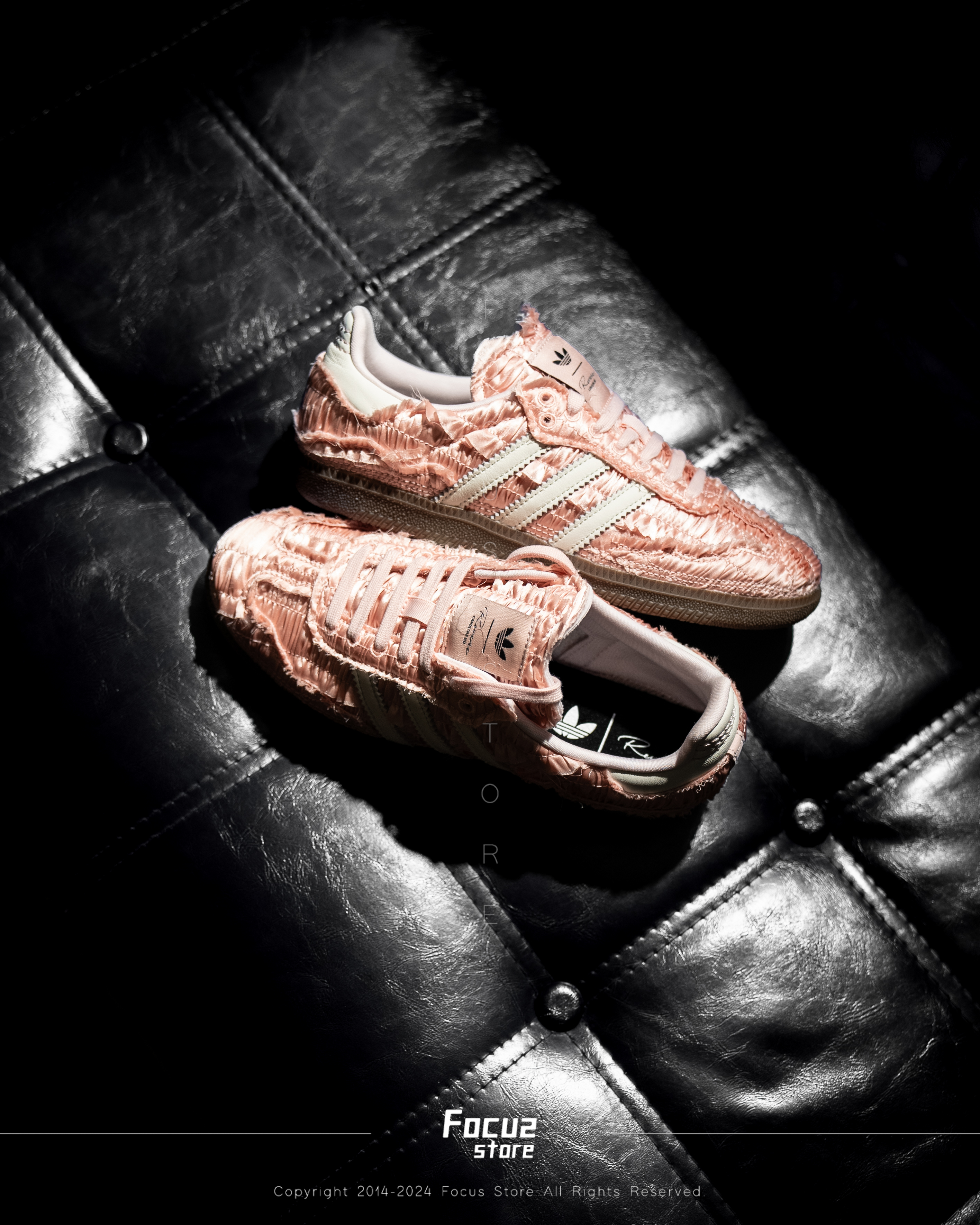 【Focus Store】預購 Caroline Hu x Adidas Originals Samba OG Reverie Satin Shoes "pink" 粉蕾絲 JQ4747