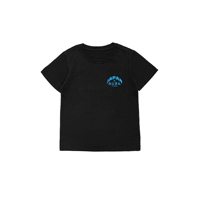 XCTRL童裝  櫻花富士山變色童裝短T-黑