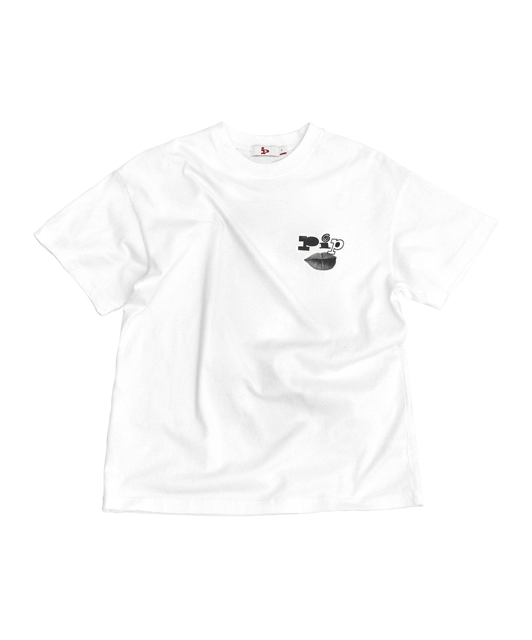 pip / install voice 短袖圖像T恤 - 白