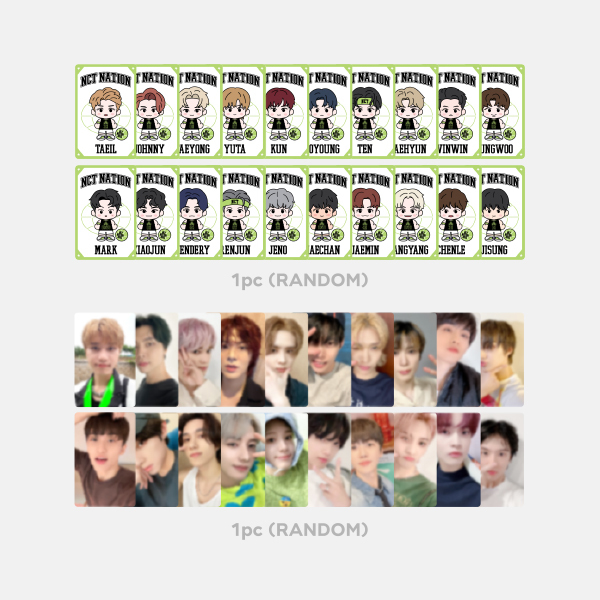 NCT [NCT NATION] RANDOM TRADING CARD SET