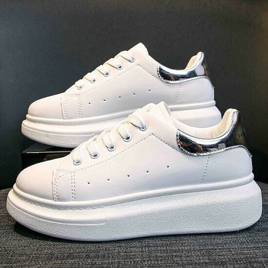 熱賣厚底百搭板鞋【白色】【35-40碼】（下單後請聯絡客服確認發貨尺碼）