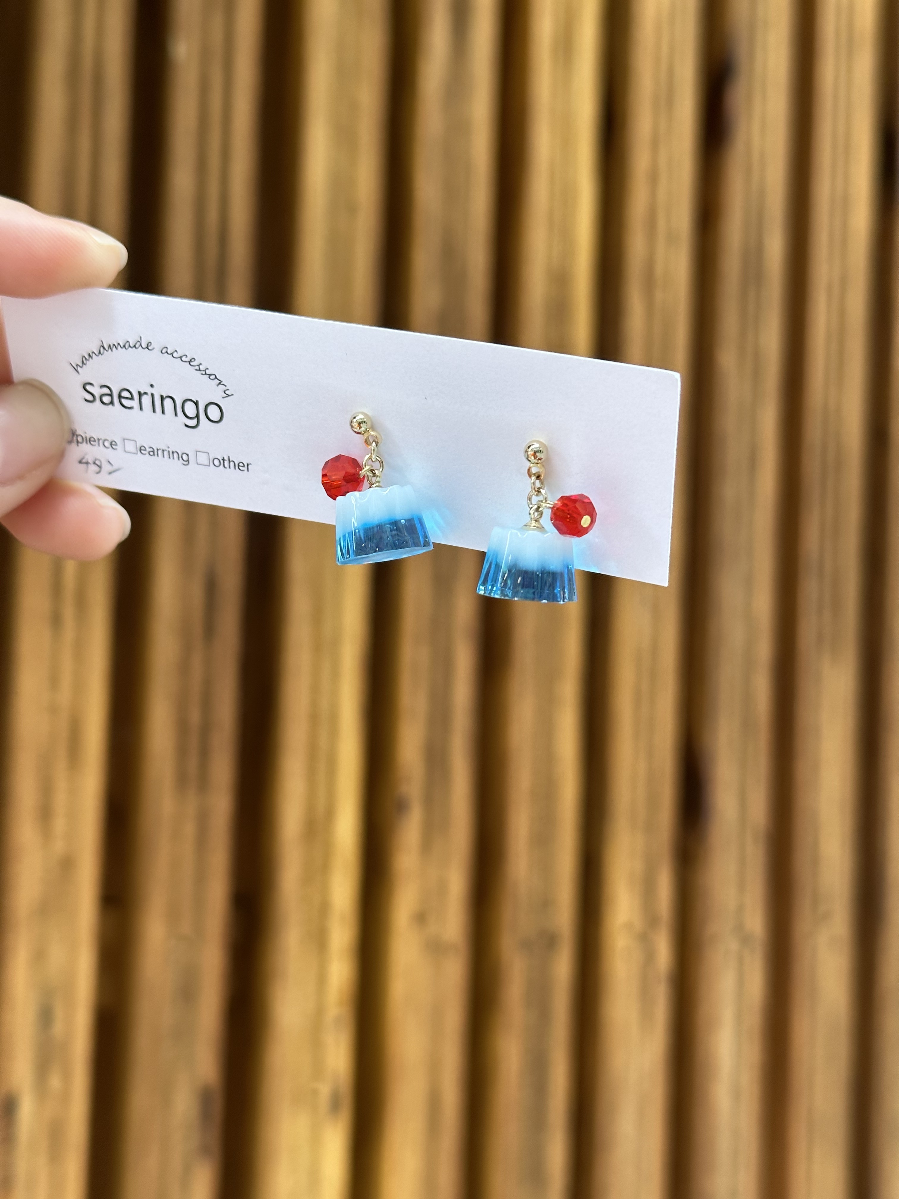 [saeringo]  限定富士山 | 耳夾 | NO.043