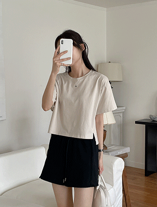 ᴴᴼᵀ ▸▸店長推薦◃◃ 春夏新款/缺口短版t MANIFEST正韓🇰🇷