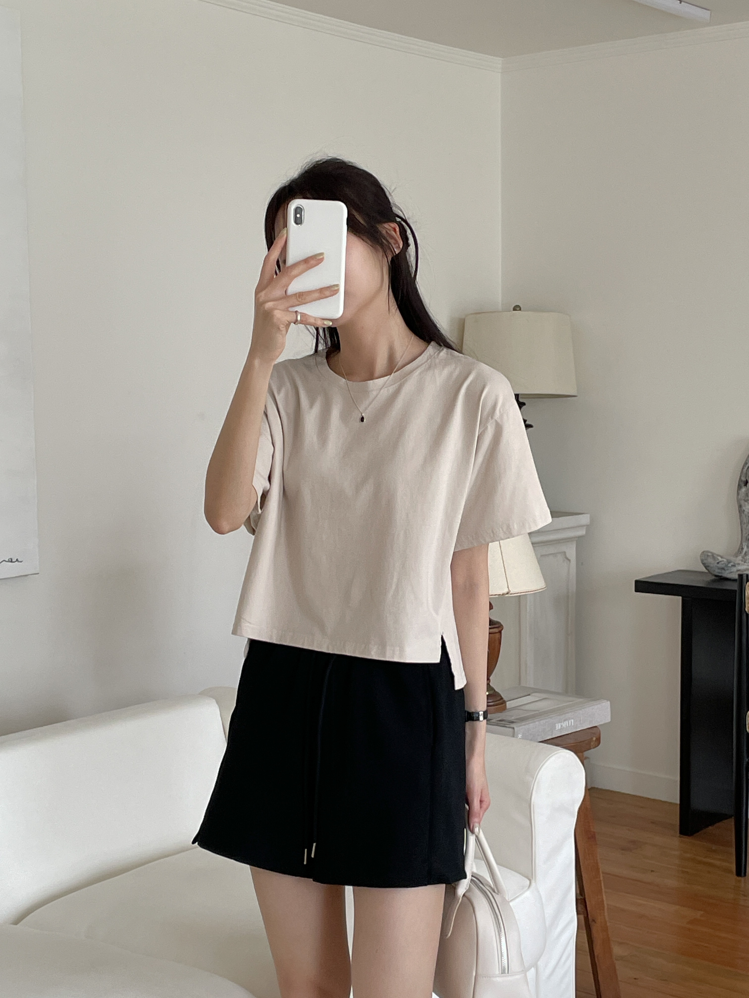 ᴴᴼᵀ ▸▸店長推薦◃◃ 春夏新款/缺口短版t MANIFEST正韓🇰🇷