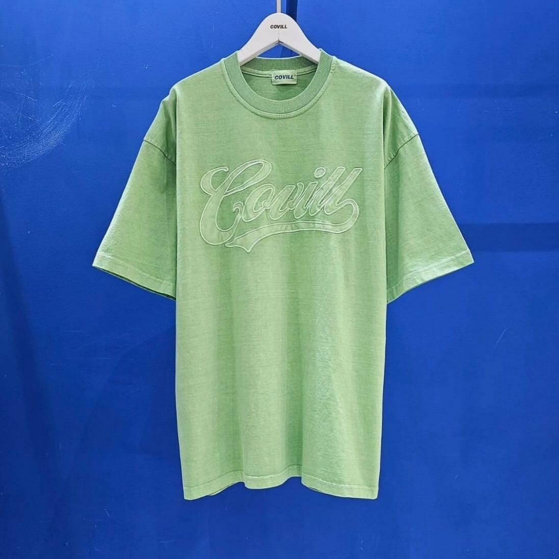 OverSize洗水英文字短袖Tee  COVILL-101T