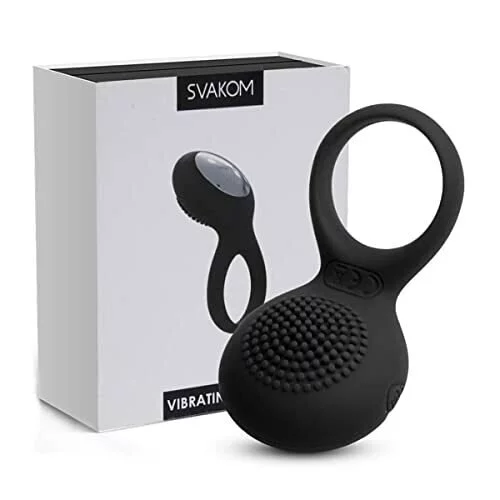 SVAKOM - Tyler 震動陰莖環 - 黑色