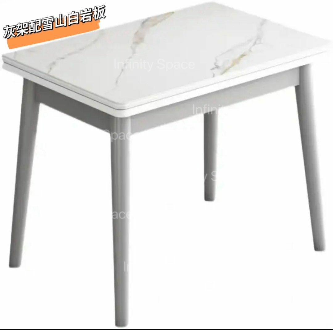 DD2920 岩板摺疊開合餐枱 旋轉開合枱