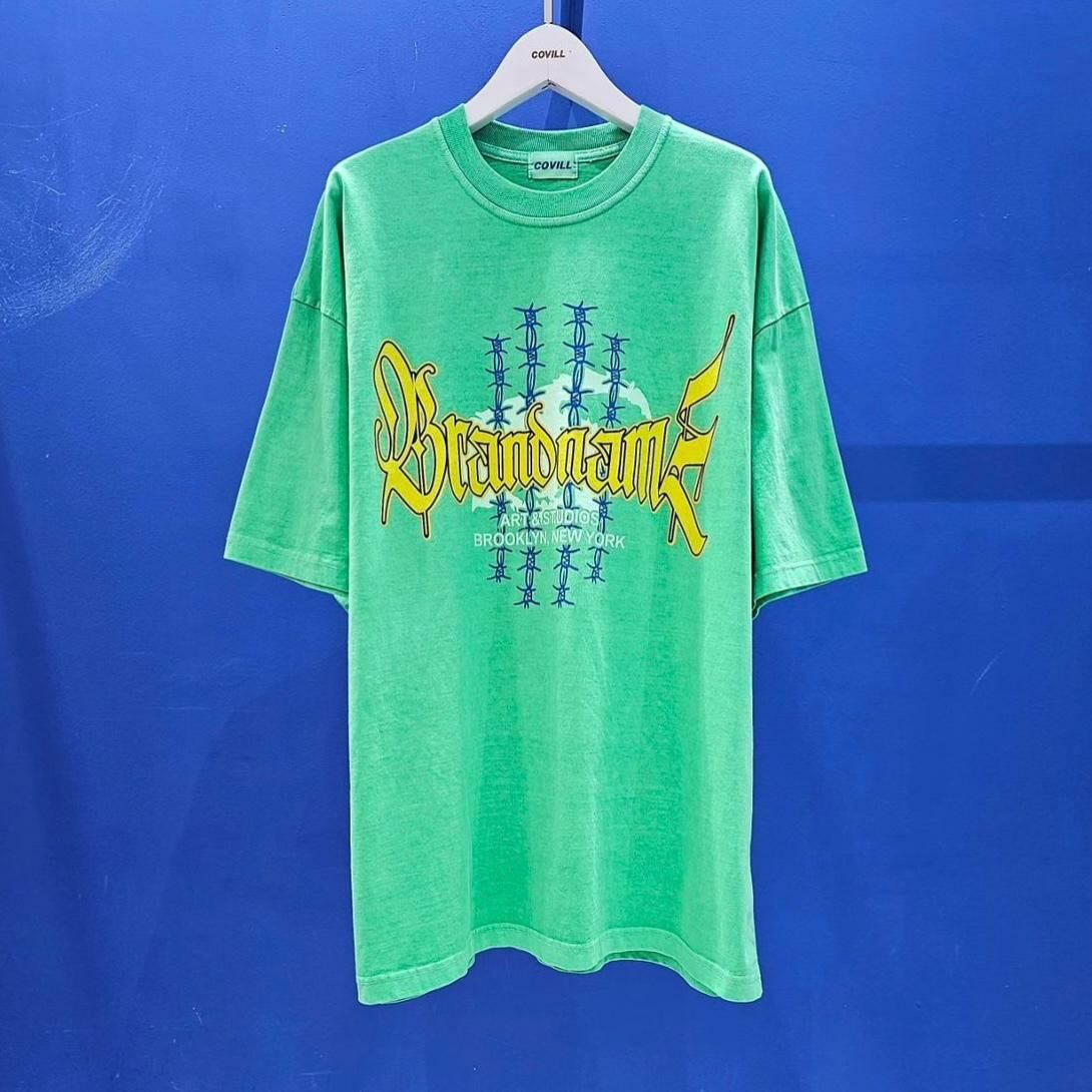 OverSize英文字短袖Tee  COVILL-105T