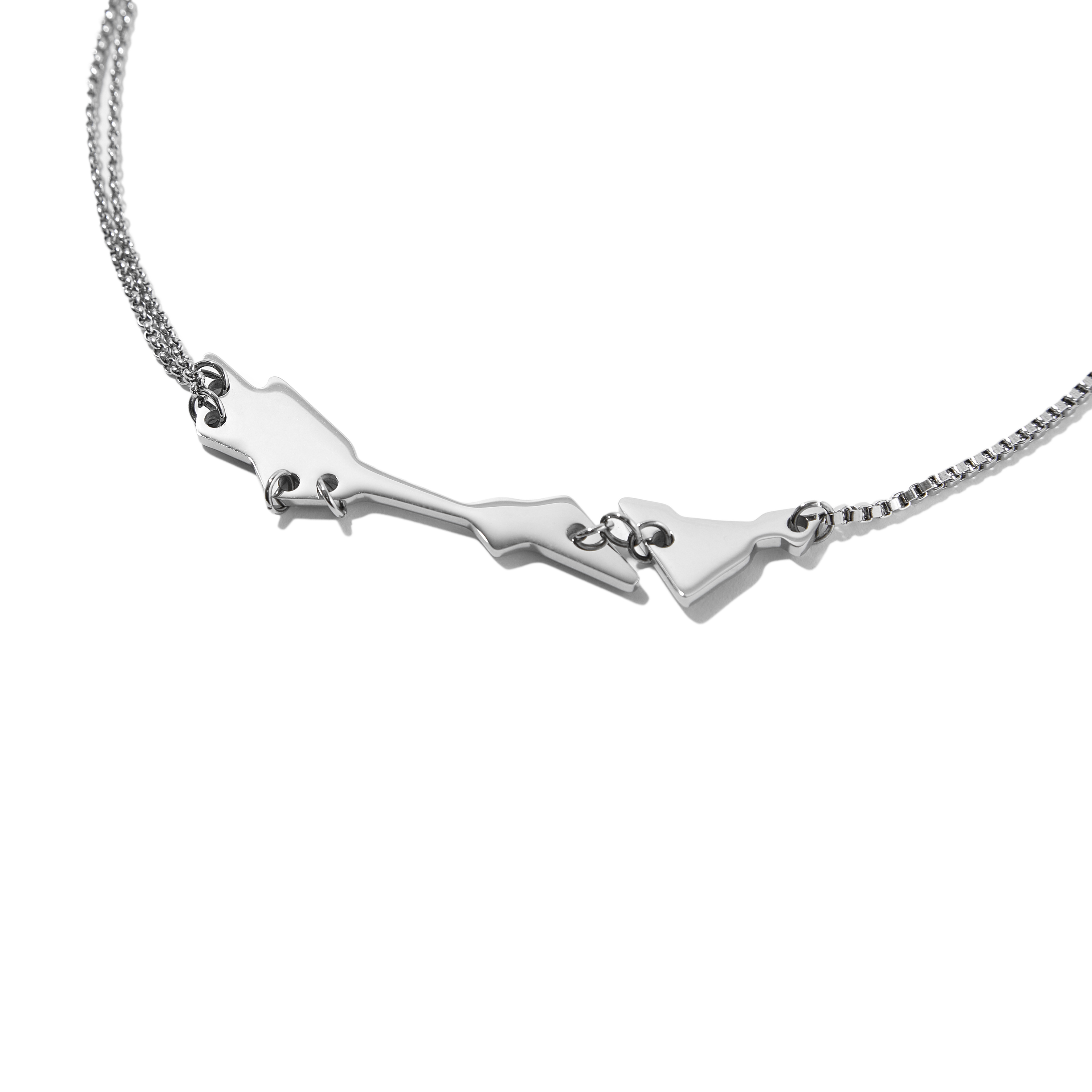 Fe3c Space Puzzle Necklace (太空拼圖項鍊)