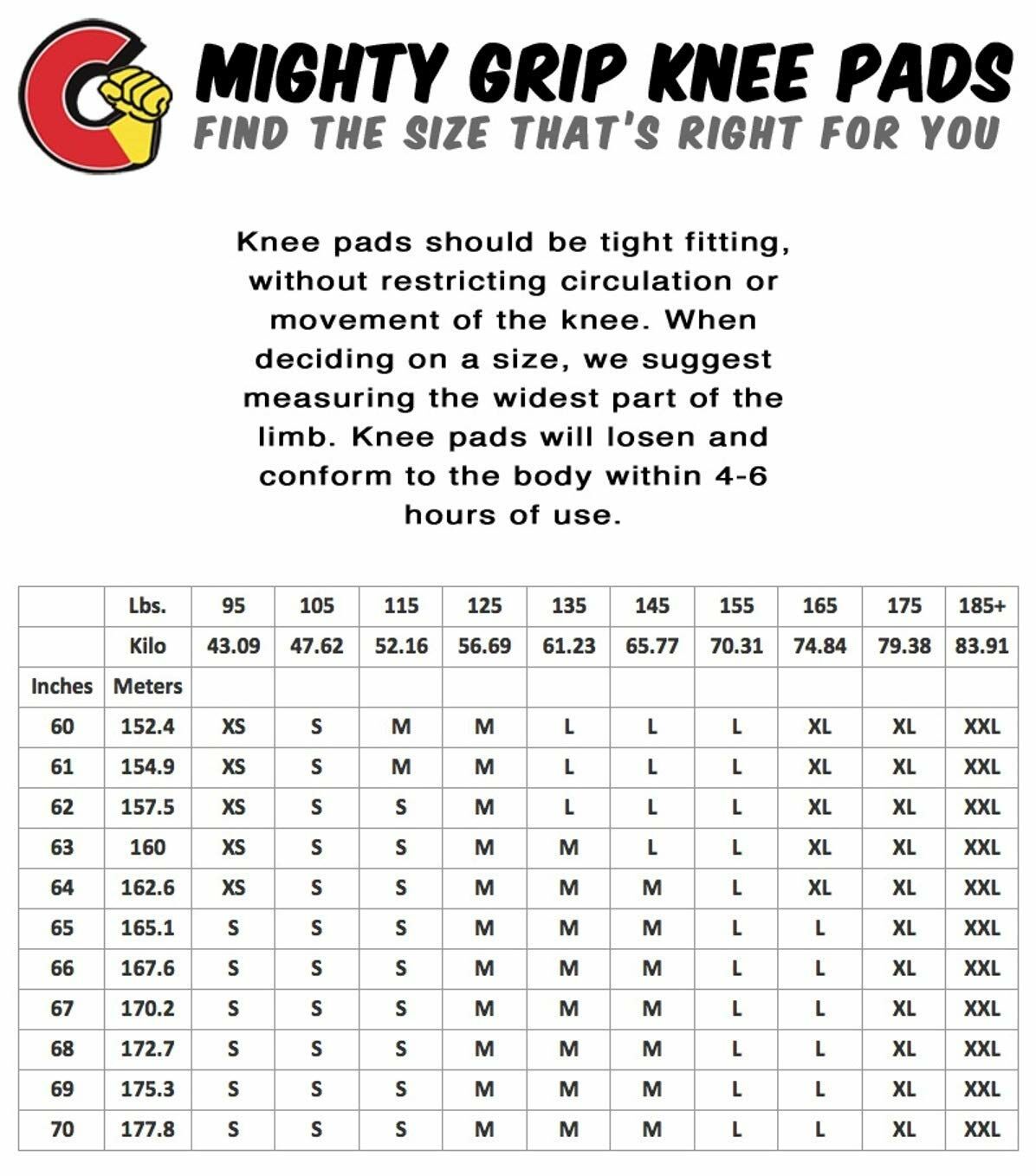 MightyGrip Full Tack Kneepads  (Grip)