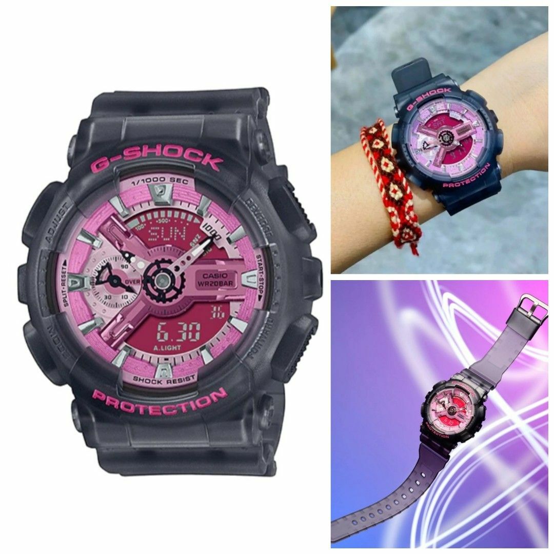 Casio G-Shock GMA-S110NP-8A 手錶 (香港行貨)