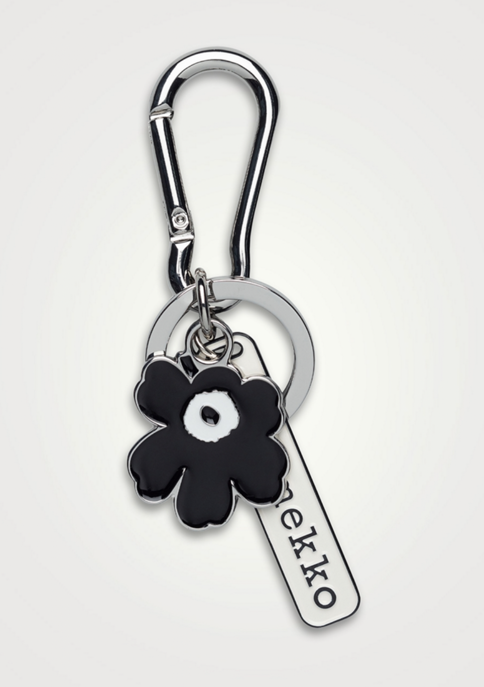 代購預訂 | Marimekko Puhallus Ii Unikko Key Chain | Black & White
