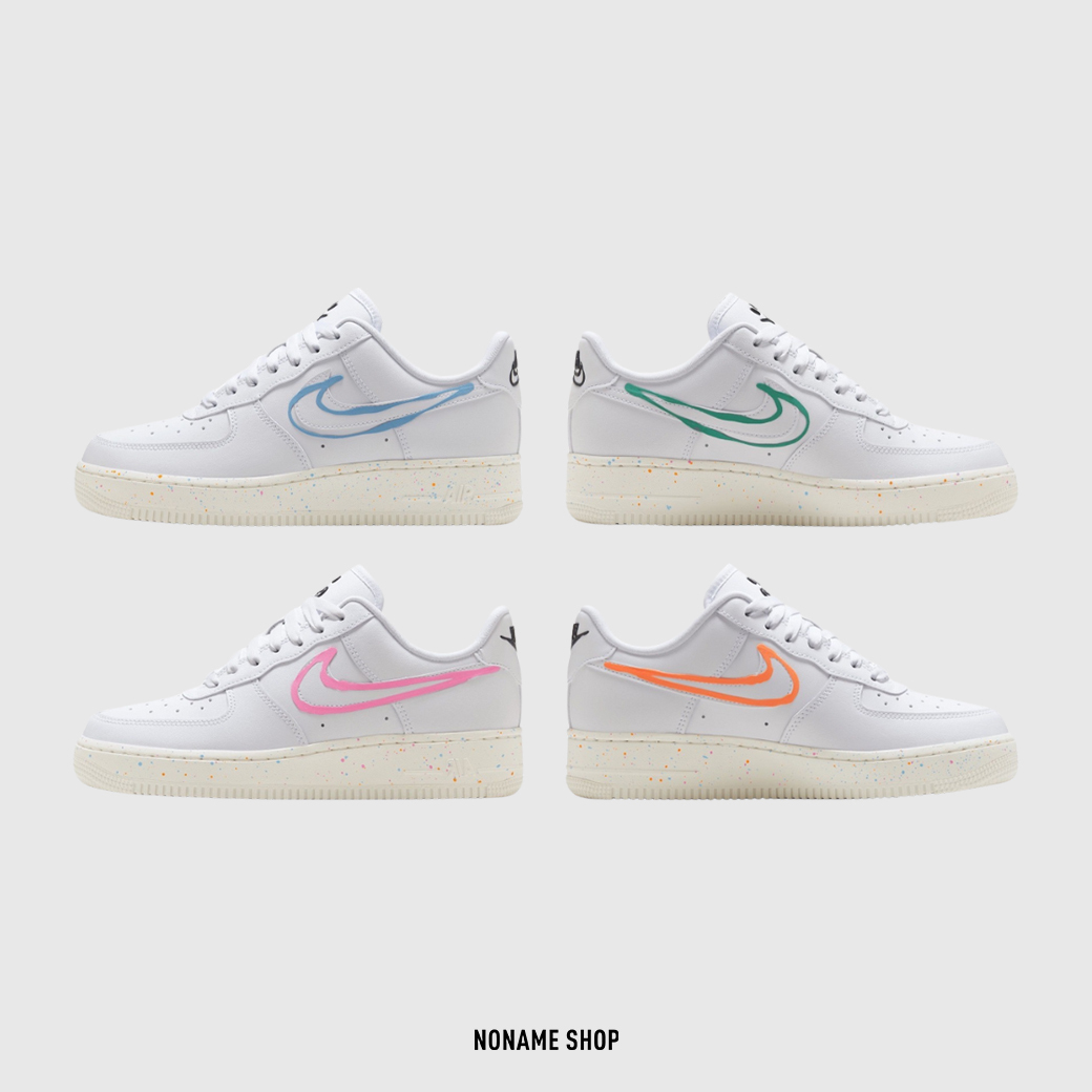NIKE AIR FORCE 1 鴛鴦 塗鴉 (女款)