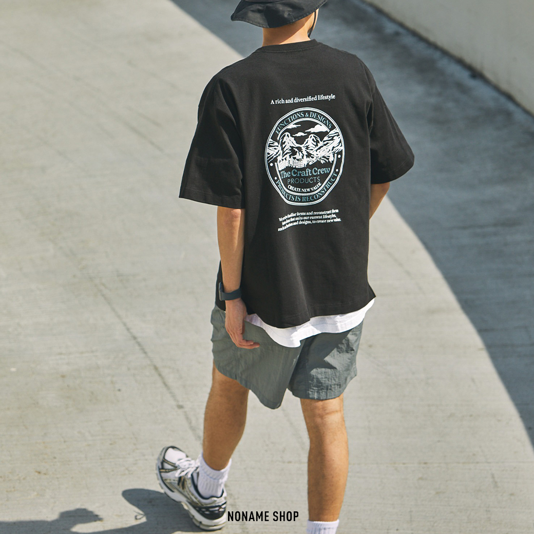 THE CRAFT CREW PRODUCTS 重磅 落肩 抗菌 防臭 短袖 九色 (男款)