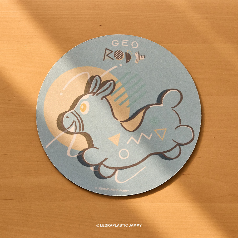 RODY滑鼠(桌)墊(粉藍跑跑)